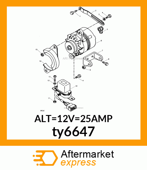 ALTERNATOR ty6647