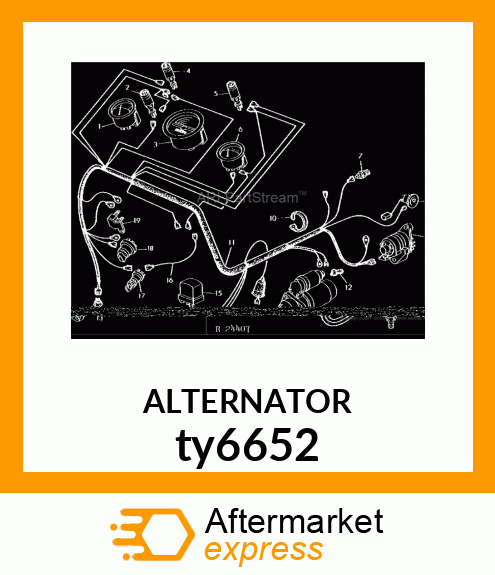 ALTERNATOR ty6652