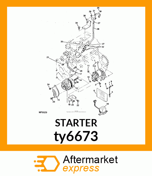 STARTER ty6673
