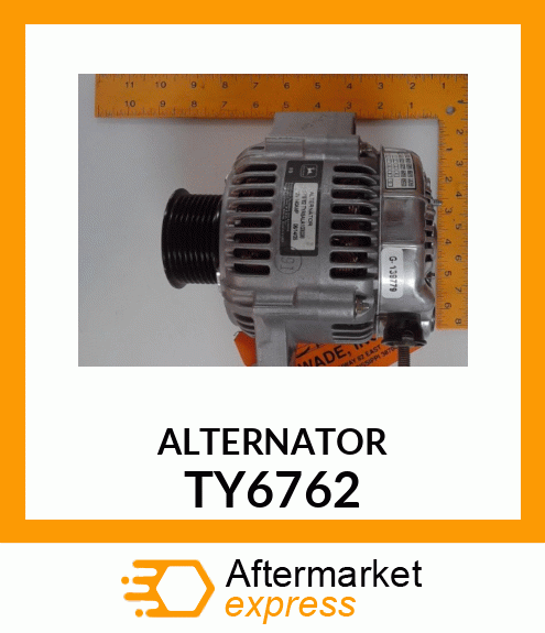 Alternator - REMAN ALTERNATOR,12V,140AMP,RE46608 TY6762