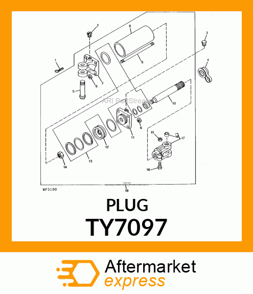 BREATHER PLUG,3/4" TY7097