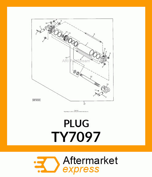 BREATHER PLUG,3/4" TY7097