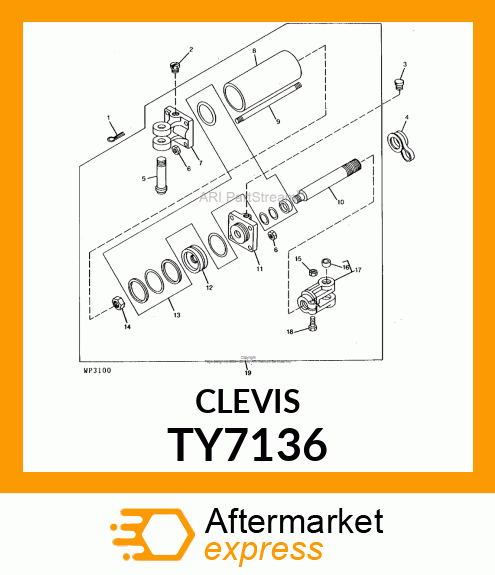 CLEVIS,1 TY7136