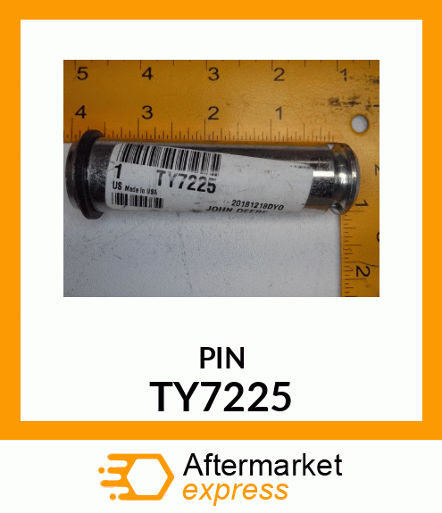 PIN,1"DIAX 3",HARDENED TY7225