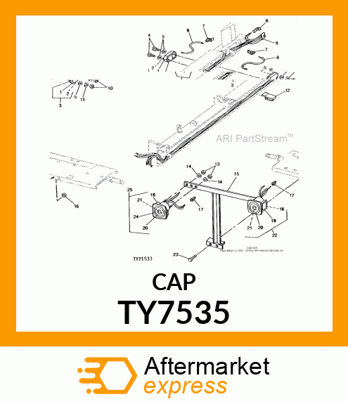 Elec. Connector Terminal - CONNECTOR, NYLON, 18-10 (Part is Obsolete) TY7535