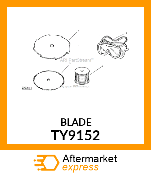 Blade - BLADE,80 TOOTH METAL, 8"DIA TY9152