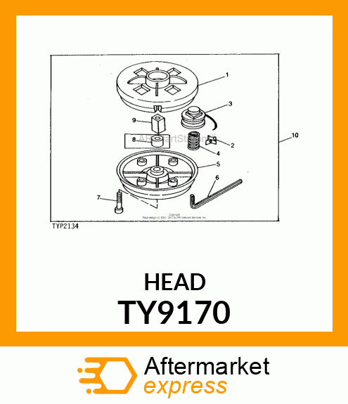 Cutterhead TY9170