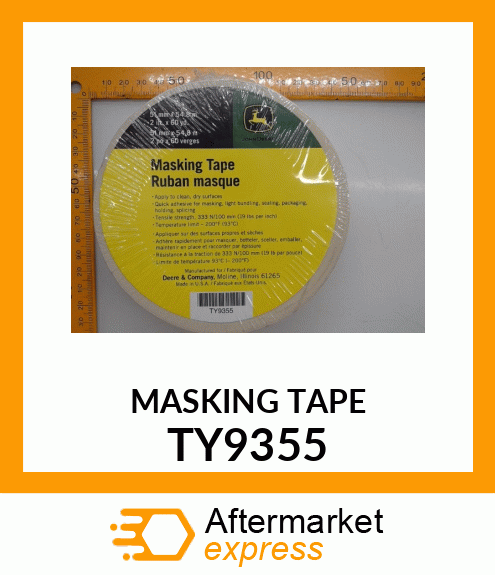 TAPE, 2" X 60 YD. MASKING TY9355