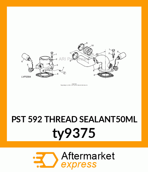 PST 592 THREAD SEALANT50ML ty9375