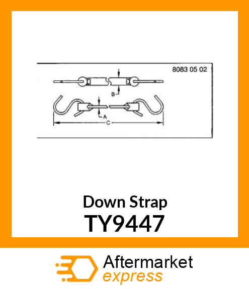 Down Strap TY9447