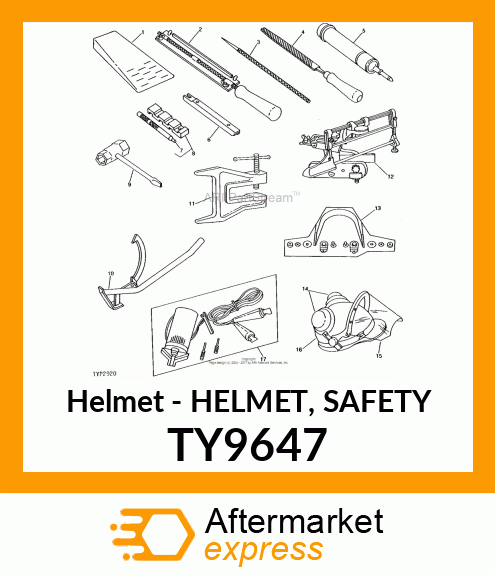 Helmet - HELMET, SAFETY TY9647