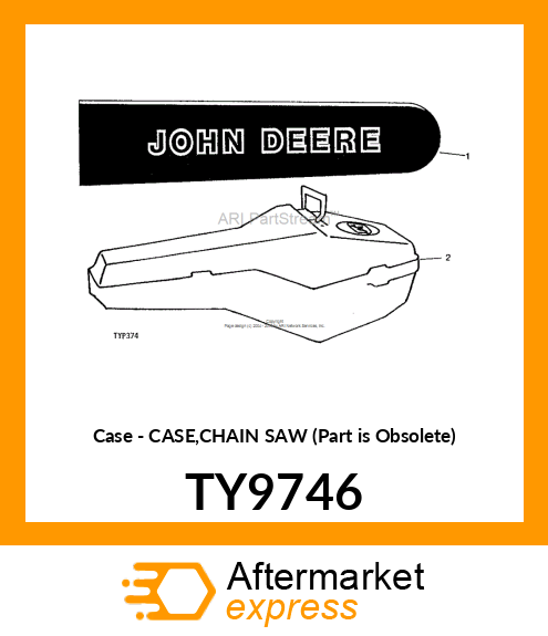 Case - CASE,CHAIN SAW (Part is Obsolete) TY9746