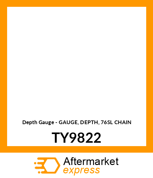 Depth Gauge - GAUGE, DEPTH, 76SL CHAIN TY9822