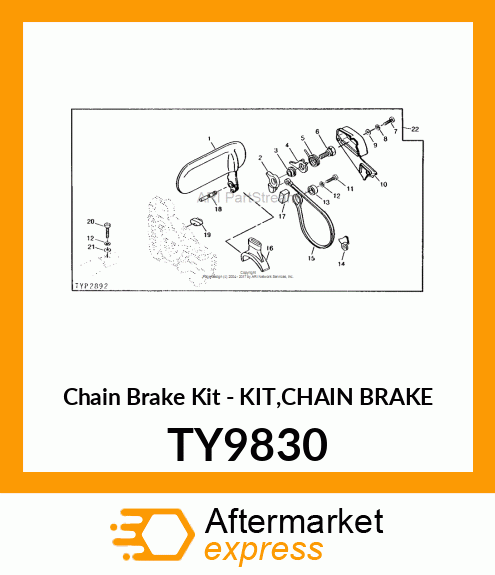 Chain Brake Kit - KIT,CHAIN BRAKE TY9830