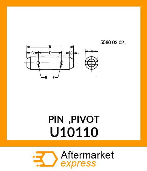 PIN ,PIVOT U10110