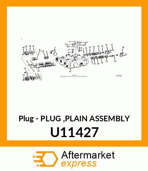 Plug - PLUG ,PLAIN ASSEMBLY U11427