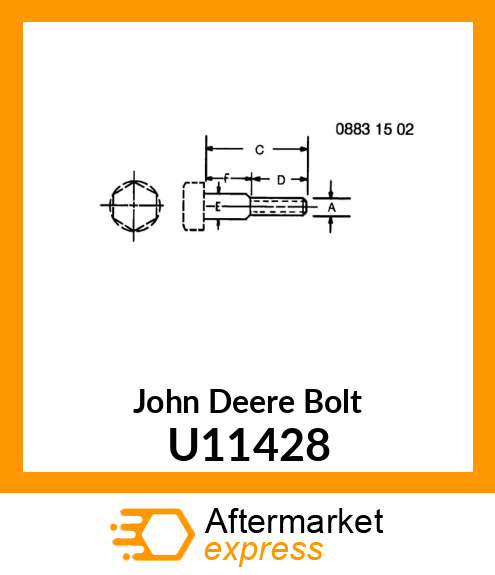 BOLT ,SPOOL SPRING U11428