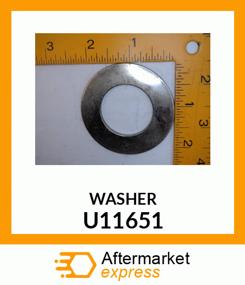 WASHER ,SNAP RING BACK U11651