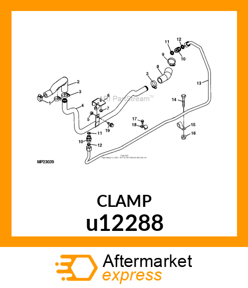 CLAMP, TUBE u12288