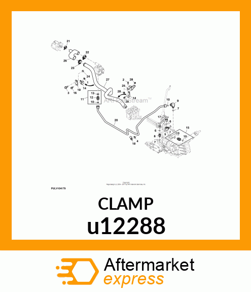 CLAMP, TUBE u12288