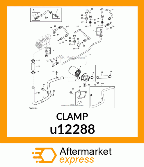 CLAMP, TUBE u12288