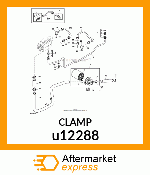 CLAMP, TUBE u12288