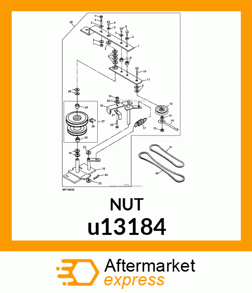 NUT, LOCK u13184