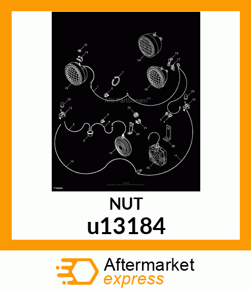 NUT, LOCK u13184