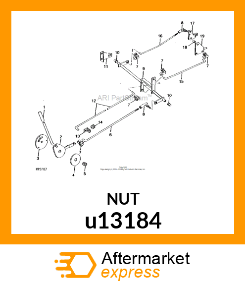 NUT, LOCK u13184