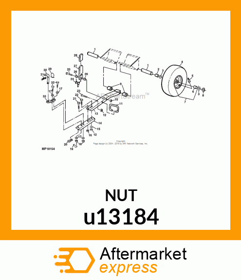 NUT, LOCK u13184