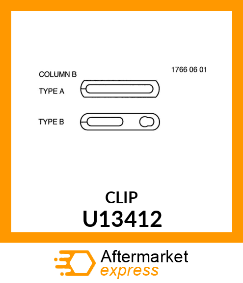 SPRING ,CLIP U13412