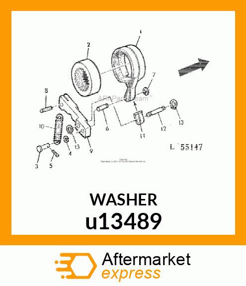 WASHER u13489