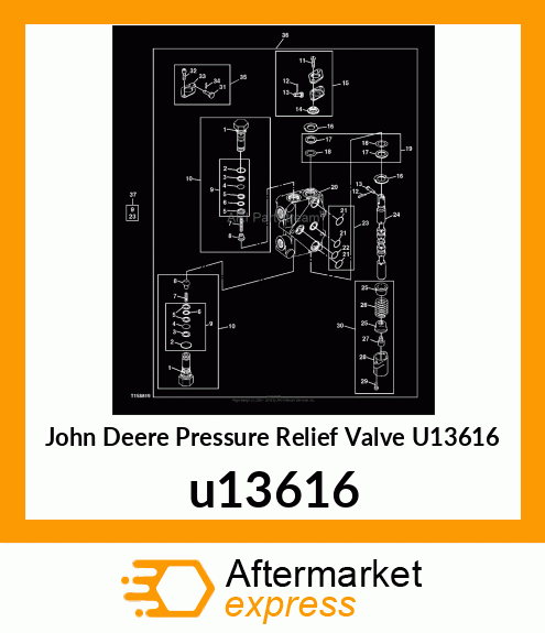 CHECK, RELIEF VALVE u13616