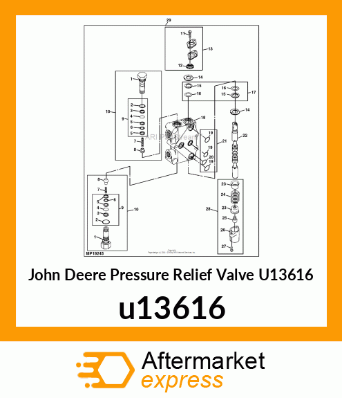 CHECK, RELIEF VALVE u13616