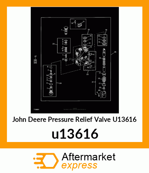 CHECK, RELIEF VALVE u13616