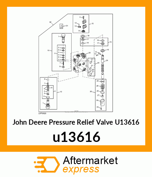 CHECK, RELIEF VALVE u13616