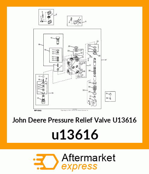 CHECK, RELIEF VALVE u13616