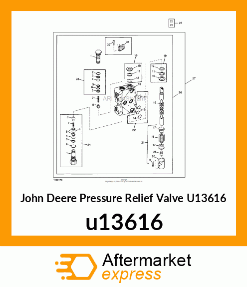 CHECK, RELIEF VALVE u13616