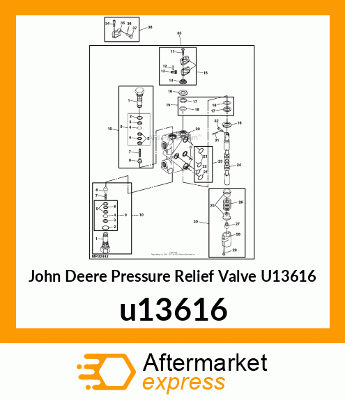 CHECK, RELIEF VALVE u13616