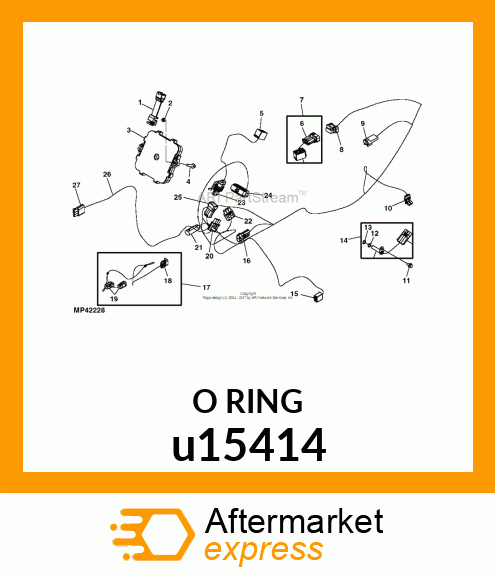 WASHER,RUBBER u15414