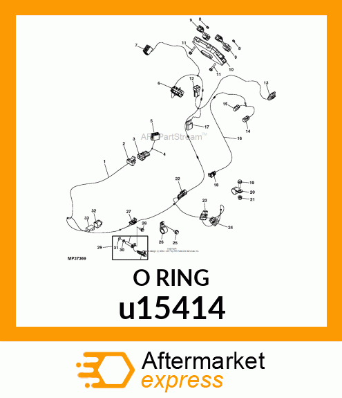 WASHER,RUBBER u15414