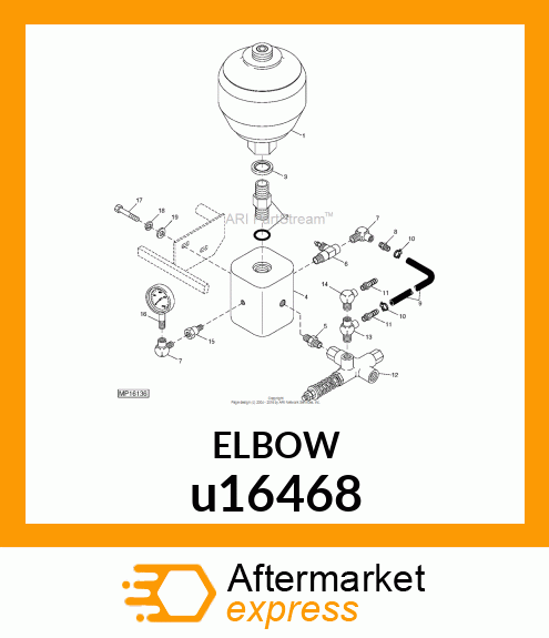 90 DEGREE ELBOW u16468