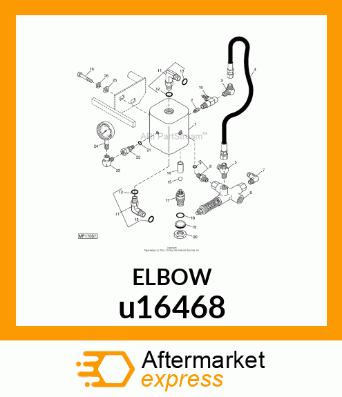 90 DEGREE ELBOW u16468