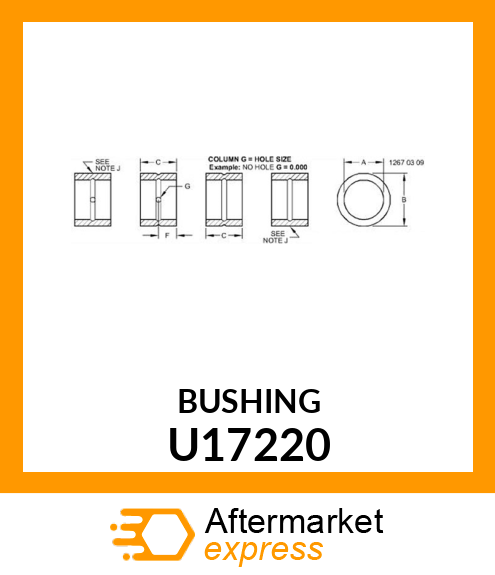 BUSHING U17220