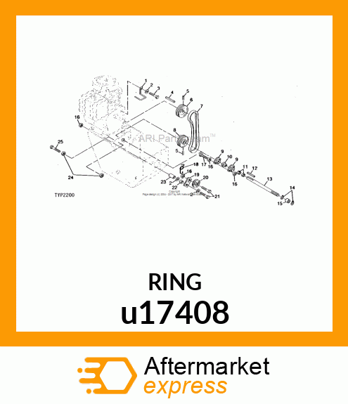 RING, RETAINING u17408