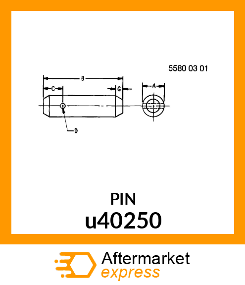 PIN,PIVOT u40250