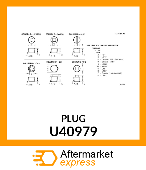 PLUG U40979