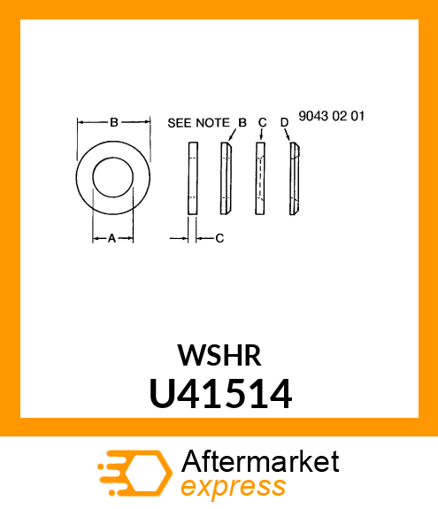 WASHER U41514