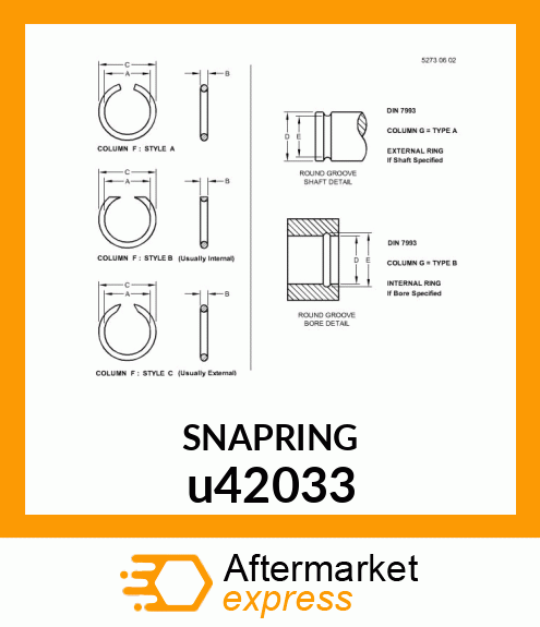 RING,SNAP u42033