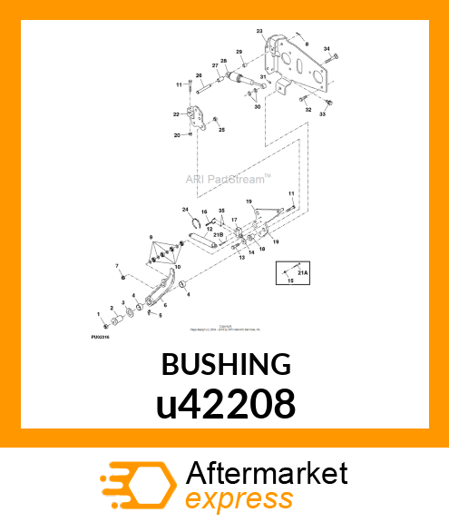 MOUNTING,CENTER u42208